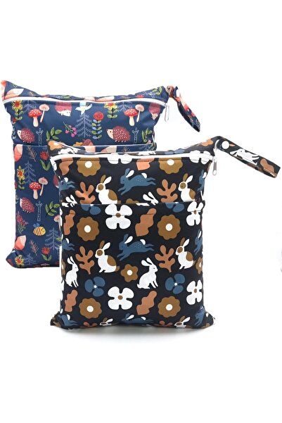 Generic [2 Pack] Waterproof Wet Dry Bags - Dual Zippered Compartments for Swi...
