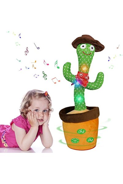 GENERAL GHAZAL Dancing and Repeating Cactus with Volume Control Function, Lig...