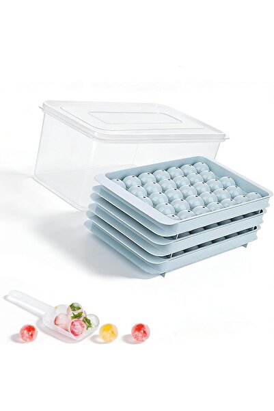 Generic Stackable Round Ice Cube Trays - 99pcs Ice Ball Maker for Coffee & Dr...