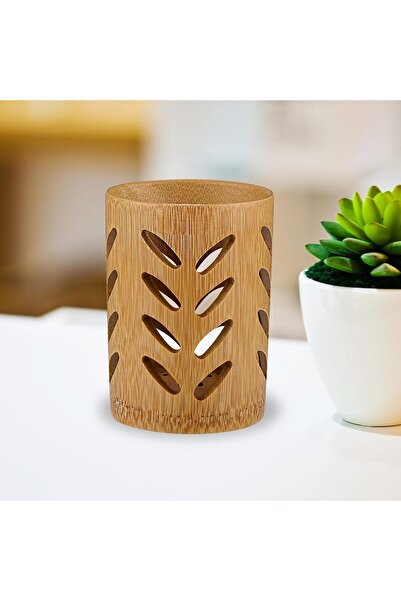 Generic Bamboo Toothbrush Holder, Wooden Toothbrush Holder for Bathrooms, Hol...