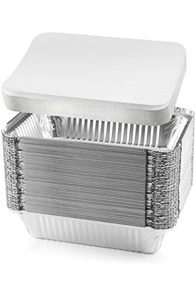 Generic Aluminum Foil Pans Recyclable Takeout Aluminum Foil Food Containers D...