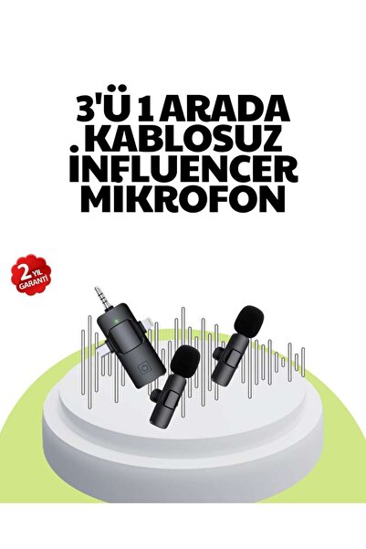 BİN1ÇEŞİT Çok Yönlü Mikrofon - Net Ses, Uzun Pil