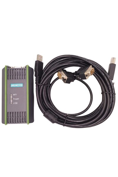 Generic 16ft PLC Cable for Siemens S7-200/300/400, 6ES7 972-0CB20-0XA0, USB/M...