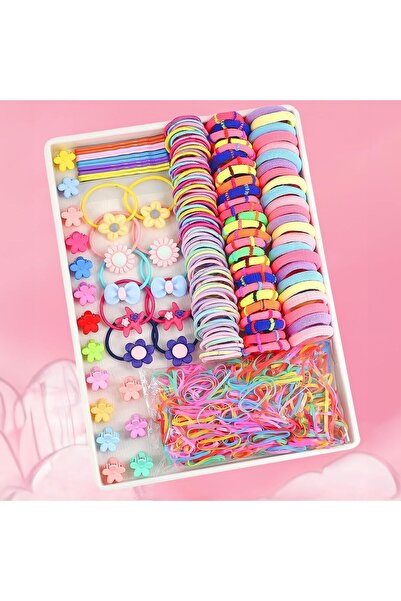 Generic 1110 Pcs Hair Accessories Gift Box for Girls,Elastic Hair Ties,Big Bo...