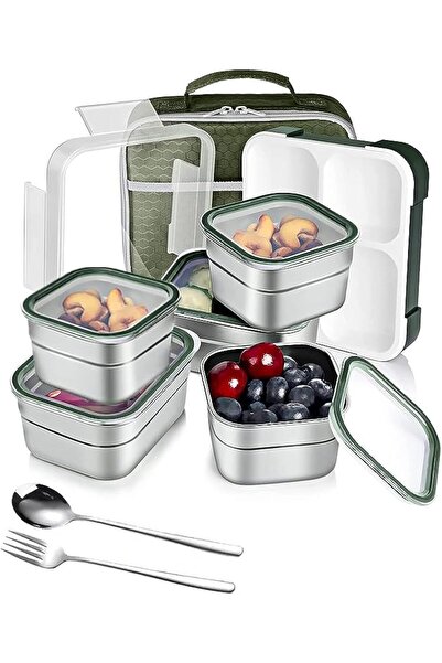 Generic Stainless Steel Lunch Box for Kids Adults,Insulated Bento Lunch Box w...