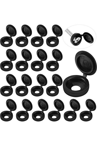 Generic Screw Cover Caps Hinged Plastic Screw Caps Fold Screw Snap Covers Was...