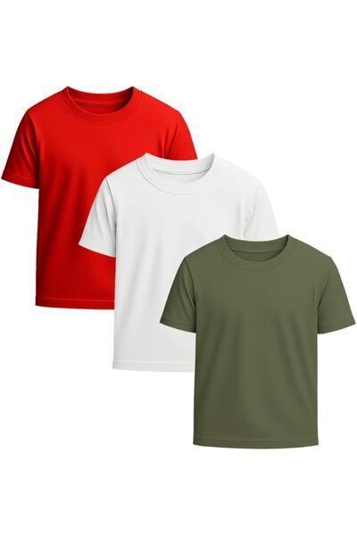 Generic Kids Unisex T-Shirt for Boys & Girls | Soft Cotton Half Sleeve Tee | ...