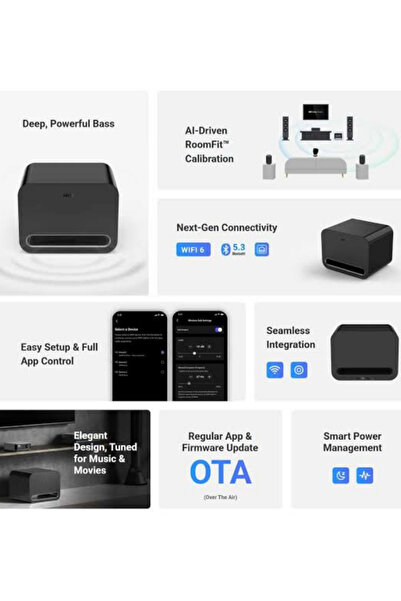 Wiim Sub Pro Aktif Wireless Subwoofer
