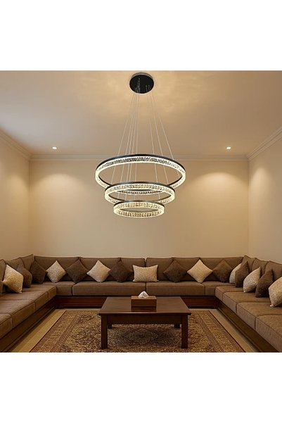 Generic Brand ثريا مودرن فضي LED 125 واط 80*60*40 سم HA/D6003/4+6+8SL+3CO