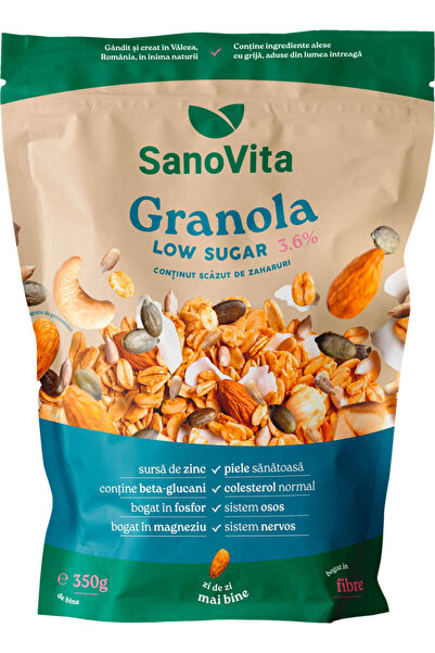 OEM Granola cu conținut scăzut de zahăr, 350 g