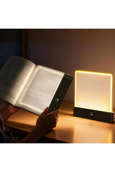 Generic ضوء كتاب محدث لعام 2026، أضواء LED مسطحة قابلة لإعادة الشحن للقراءة ف...