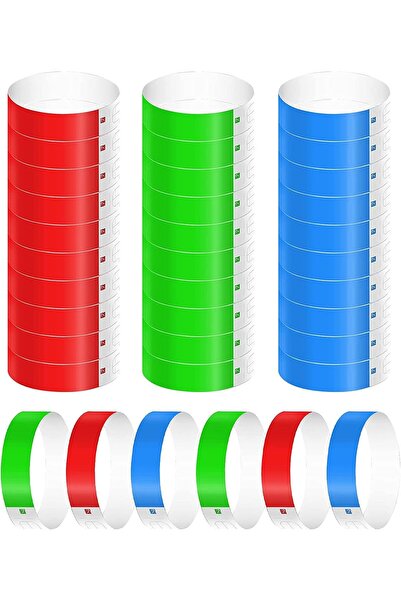 Generic أساور ورقية للمناسبات، أساور نيون ملونة، أساور مقاومة للماء للحفلات و...