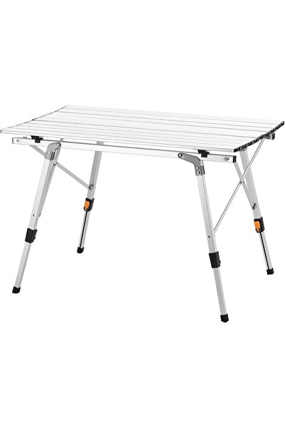 Generic Aluminum Folding Picnic Table With Adjustable Height - 90x52cm - Port...