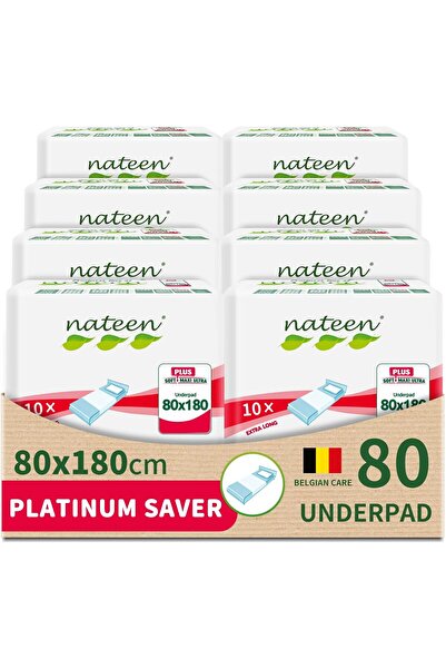 Generic فوط سرير للاستخدام مرة واحدة، 80 × 180 سم، 80 قطعة، وسادات حماية للمر...