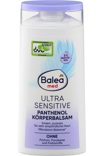 OEM Balsam de corp Ultra Sensitive cu pantenol, 250 ml