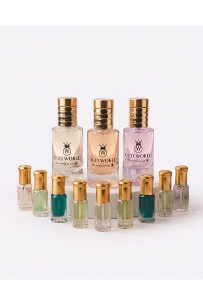 OUD WORLD Combo Set 47, Smoky Oud Rose, Rich Floral Amber & Sugar Kiss, Unise...