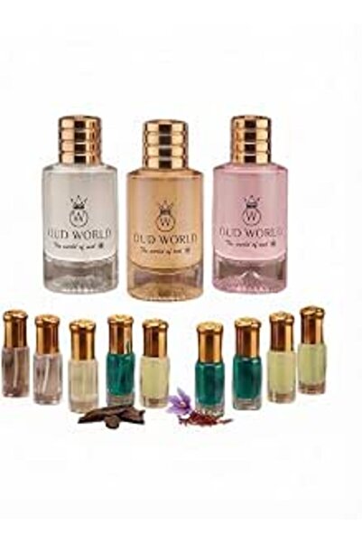 OUD WORLD Combo Set 45, Davos, Cupidon Black & Fresh Aquatic Woody, Unisex Fr...