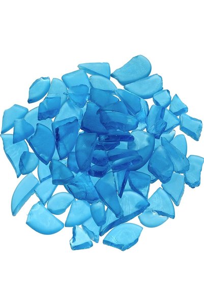 Generic زجاج البحر الكوبالت بالجملة - قطع زجاج البحر الكاريبي المصقول لتزيين ...