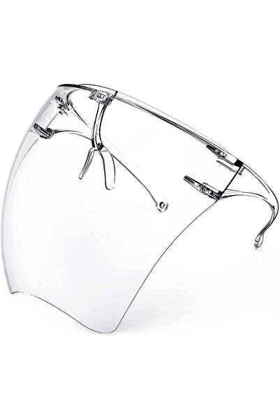 Generic Protective Face Shield, 2 Pcs Full Cover Clear Goggle, Reusable Plast...