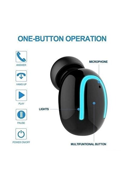 OEM Andowl bluetooth ακουστικό με φόρτιστή ηλίου Q-B02 - Andowl super mini wi...