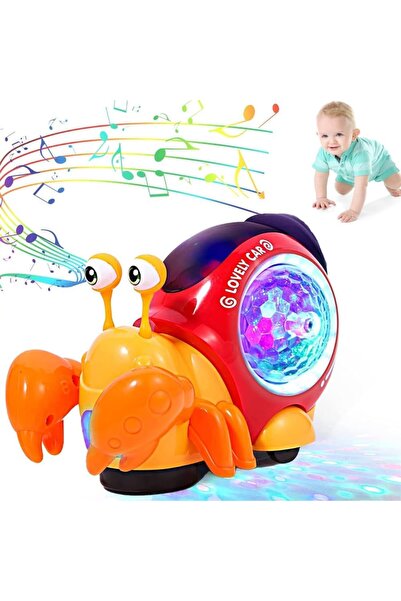 Generic Crawling Crab Toy, Interactive Walking Dancing Toy with Music Sounds ...