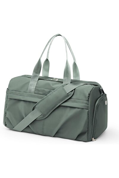 Generic Gym Bag for Women Men with Shoe Compartment, Sport Duffel Bag, Waterp...