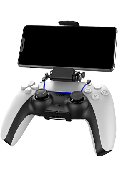 Generic حامل هاتف ipega لوحدة تحكم PS5 DualSense لجهاز بلايستيشن 5 - أسود