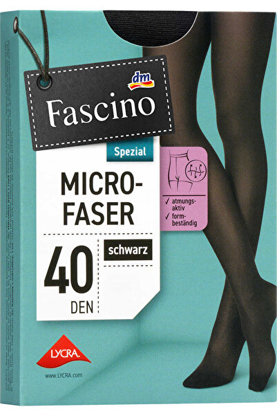 OEM Ciorapi negru pantalon din microfibră 40 DEN, 38/40, 1 buc