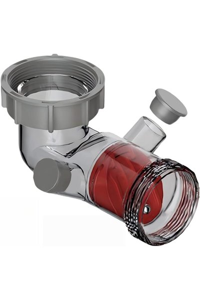 Generic 1.5 inch Sink Trap Replacement, Visible P-rap Drain with Backflow Pre...