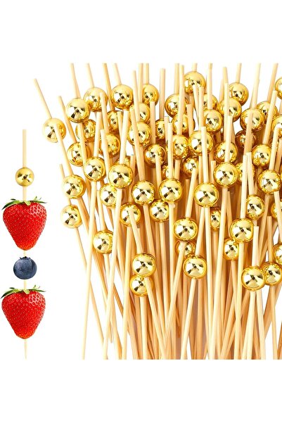 Generic 100 Pcs Cocktail Stick, 4.7 Inch/12 cm Toothpicks for Appetizers, Lon...