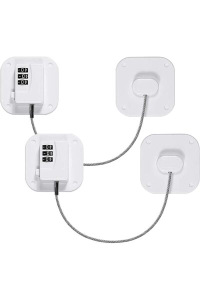 Generic Refrigerator Fridge Locks for Kid,2Pack Combination Child Safety Lock...
