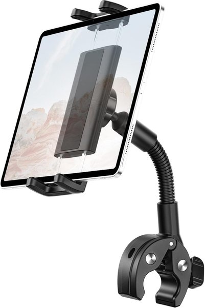 Generic Gooseneck Spin Bike Tablet Holder, Tablet Mount for Gym Fitness, Stro...