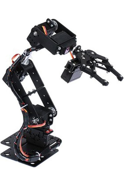 Generic 6DOF Robot Mechanical Arm Kit, Robotic Clamp Claw Kit with 6 Servo Mo...
