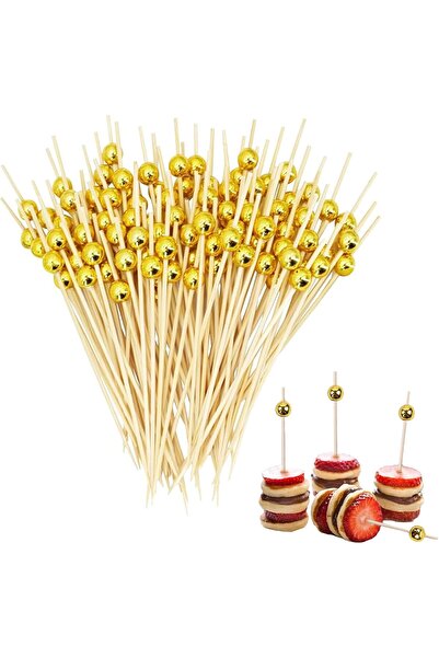 Generic Fruit Toothpick, Cocktail Picks, 100Pcs Food Toothpicks, Handmade Woo...