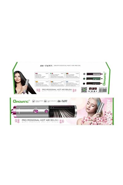 OEM QIAOYANG Ηλεκτρική Βούρτσα Ζεστού Αέρα QA-T637 – Professional Hot Air Brush
