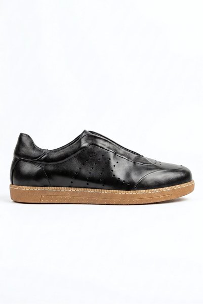 Ahmed Hamdi Bey Titan black men's leather shoes