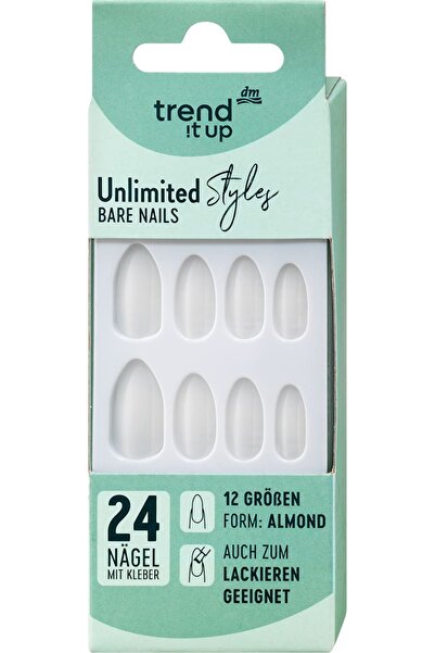 OEM Unghii false Unlimited Styles Bare Nails, 24 buc