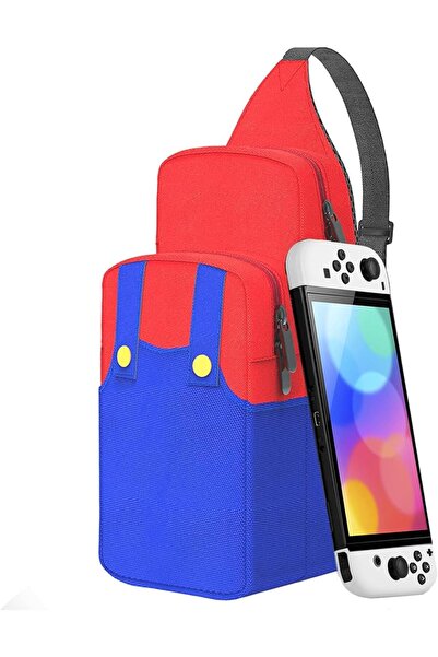 Generic Cute Travel Bag, for Switch Storage Backpack, Mario Storage Bag, Port...