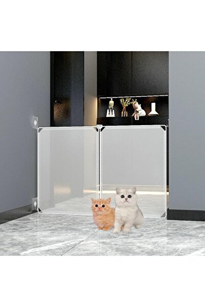 Generic Ricjurzzty DIY Portable Cat Gate Safety Fence for Stairways Suit Diff...