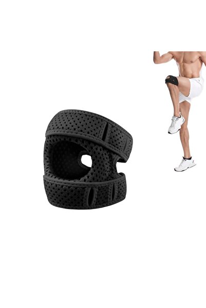 Generic 1pcs Adjustable Patella Knee Support Brace, Open Knee Stabilizer Stra...