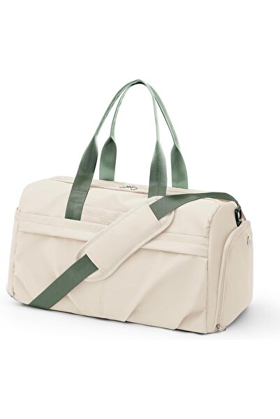 Generic Gym Bag for Women Men with Shoe Compartment, Sport Duffel Bag, Waterp...