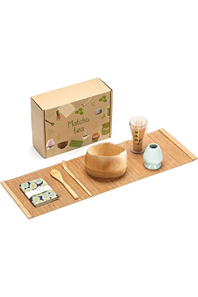 Generic Matcha Whisk Set, Matcha Bowl with Spout, Matcha Whisk and Holder, Ba...