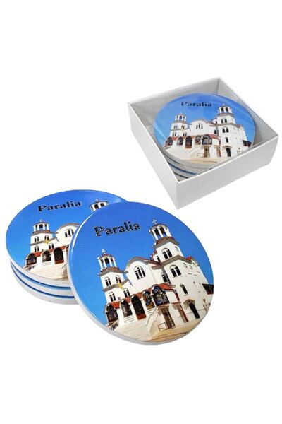 OEM Σετ σουβέρ Paralia 4τμχ - Coaster set 4pcs