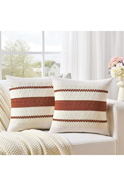 Generic Decorative Throw Pillow Covers, Set of 2, Home Cushion Set Outdoor fo...