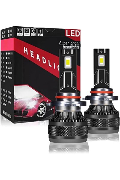 Generic مصباح أمامي LED طراز H8/H9/H11، إضاءة فائقة السطوع 2000 لومن بلون أبي...