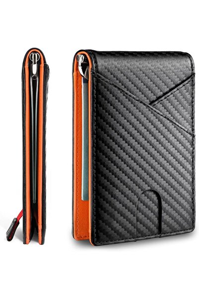 Generic Slim Wallet for Men - RFID Blocking Bifold Leather Wallet with Money ...