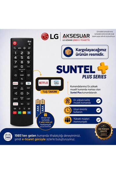 LG LCD tv uyumlu kumanda