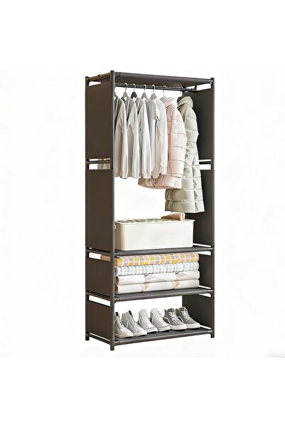 Generic 23.6 Inch Free Standing Closet, Non-Woven Portable Wardrobe, Large Cl...