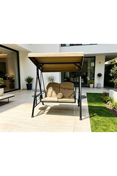Generic 2-Person Swing with Strong Iron Frame and Base