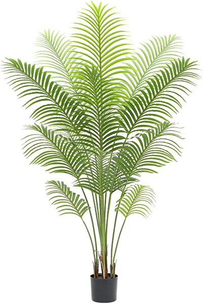 Generic شجرة نخيل أريكا اصطناعية جديدة، نبات نخيل استوائي مزيف، شجرة وهمية وا...